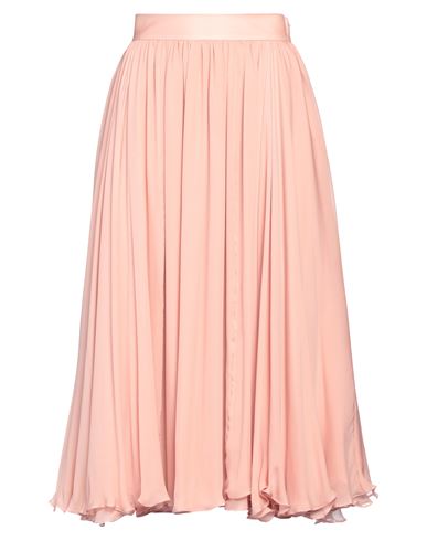 Rochas Woman Midi Skirt Pink Size 6 Silk