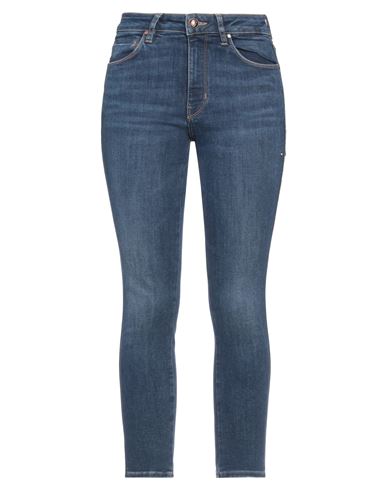 Guess Woman Jeans Blue Size 28w-27l Cotton, Polyester, Elastane