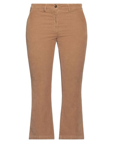 Briglia 1949 Woman Pants Camel Size 10 Cotton, Lyocell, Elastane In Beige