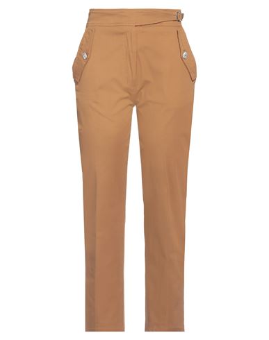 Liu •jo Woman Pants Camel Size 4 Cotton, Elastane In Beige