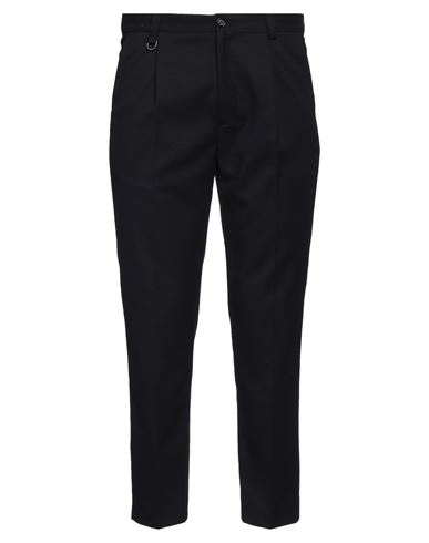 Paolo Pecora Relaxed Fit Chinos With Ankle Cuffs In Blue