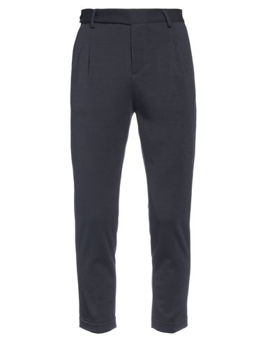 Shop Grey Daniele Alessandrini Man Pants Midnight Blue Size 36 Polyester, Viscose, Elastane