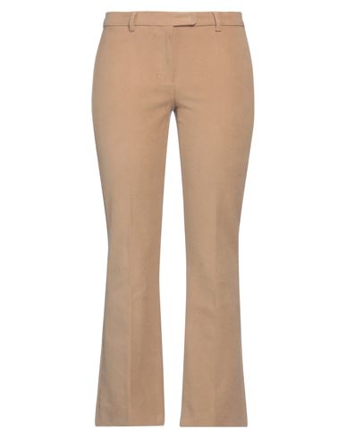 's Max Mara Woman Pants Camel Size 12 Cotton, Elastane In Brown