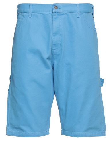 Shop Dickies Man Shorts & Bermuda Shorts Azure Size 28 Cotton In Blue