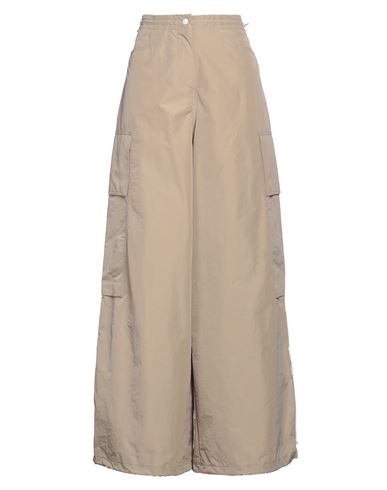 Palm Angels Trousers In Technical Fabric In Beige
