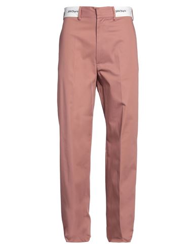 Palm Angels Man Pants Antique Rose Size 34 Cotton, Polyester In Pink