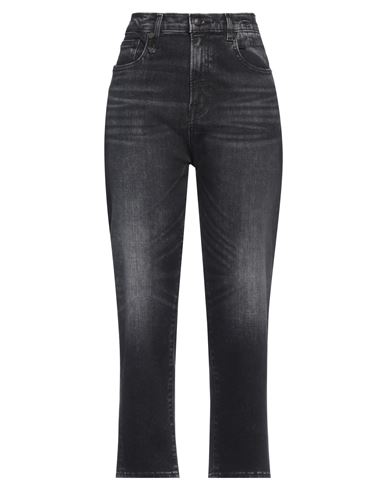 R13 Woman Jeans Black Size 29 Cotton, Elastomultiester, Elastane