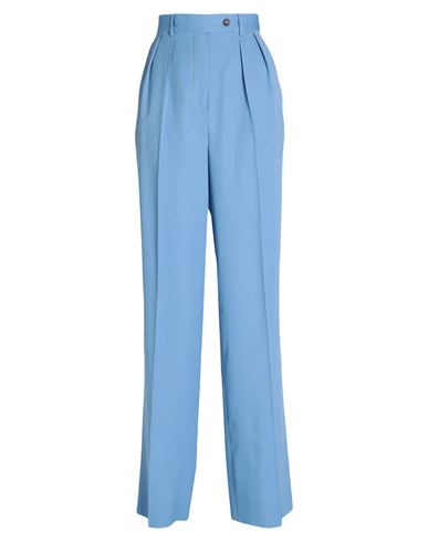 Rochas Woman Pants Light Blue Size 8 Virgin Wool In Blue
