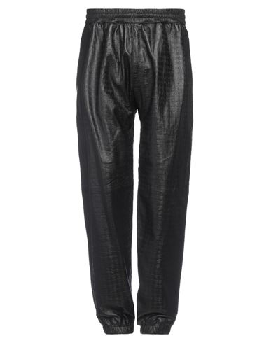 Shop Givenchy Man Pants Black Size 34 Lambskin