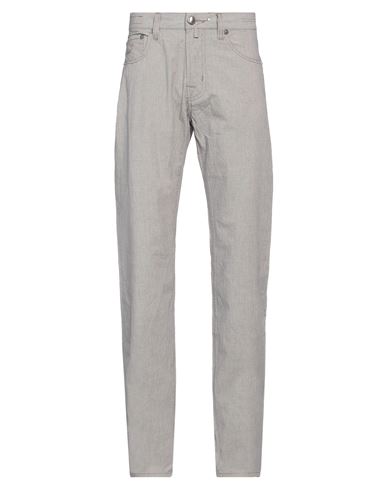 Shop Jacob Cohёn Man Pants Light Grey Size 30 Cotton, Elastane