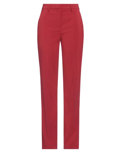 Patrizia Pepe Woman Pants Brick Red Size 8 Polyester, Elastane