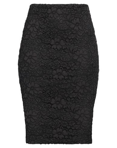Shop Rue Du Bac Woman Midi Skirt Black Size 6 Viscose, Cotton, Polyamide