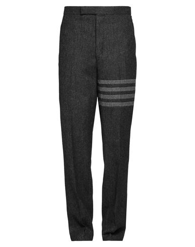 Thom Browne Man Pants Steel Grey Size 4 Wool In Gray