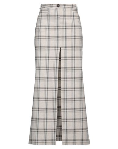 Shop Patrizia Pepe Woman Maxi Skirt Beige Size 8 Polyester, Viscose, Elastane