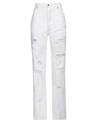 Dolce & Gabbana Straight-leg Jeans 5 Pockets In White