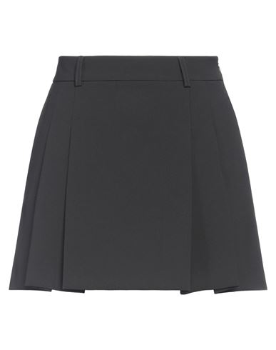 Rue Du Bac Woman Mini Skirt Black Size 6 Polyester, Elastane