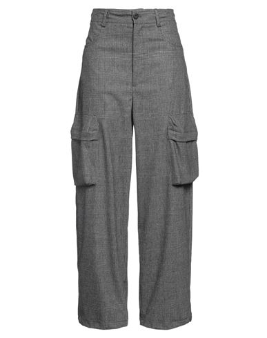 Shop Pinko Woman Pants Steel Grey Size 4 Polyester, Acrylic, Wool, Viscose, Elastane