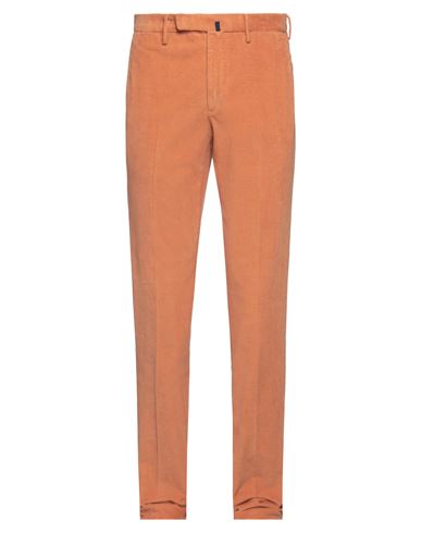 Incotex Man Pants Rust Size 30 Cotton, Elastane In Red