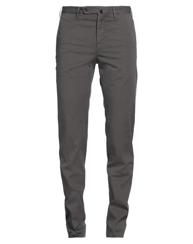 Incotex Man Pants Lead Size 34 Cotton, Elastane In Grey