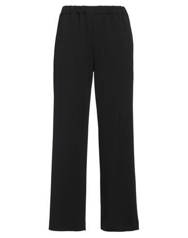 Rue Du Bac Woman Pants Black Size 10 Polyester, Elastane