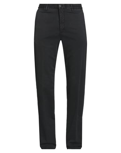 Incotex Man Pants Black Size 33 Cotton, Elastane In Black
