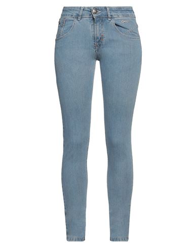 Shop Giulio Corsari Woman Jeans Blue Size 6 Cotton, Elastane