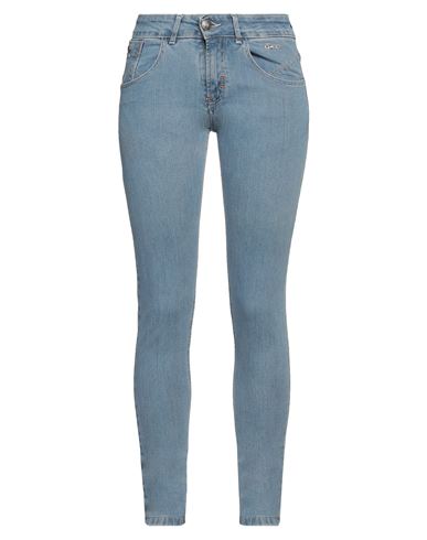 Giulio Corsari Woman Jeans Blue Size 6 Cotton, Elastane In Blue