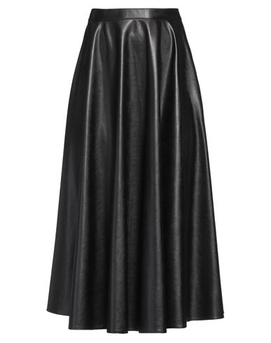 Shop Rue Du Bac Woman Midi Skirt Black Size 2 Polyester