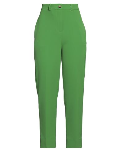 Solotre Woman Pants Light Green Size 4 Polyester, Elastane, Viscose