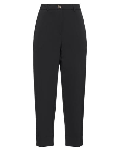 Shop Solotre Woman Pants Black Size 10 Polyester, Elastane, Viscose