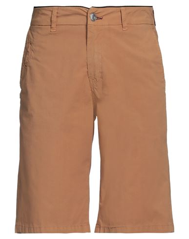 Grey Daniele Alessandrini Man Shorts & Bermuda Shorts Camel Size 38 Cotton, Elastane In Beige