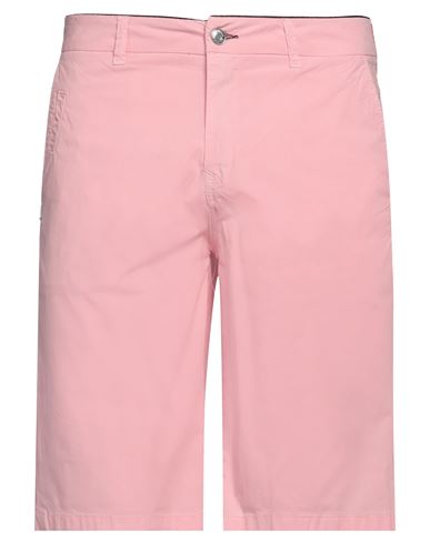 GREY DANIELE ALESSANDRINI GREY DANIELE ALESSANDRINI MAN SHORTS & BERMUDA SHORTS PINK SIZE 32 COTTON, ELASTANE 