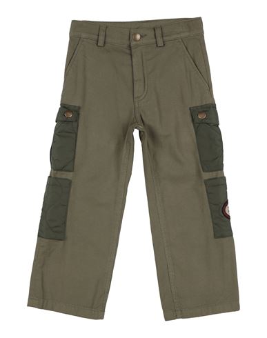 Dolce & Gabbana Toddler Boy Pants Military Green Size 3 Cotton, Elastane In Green