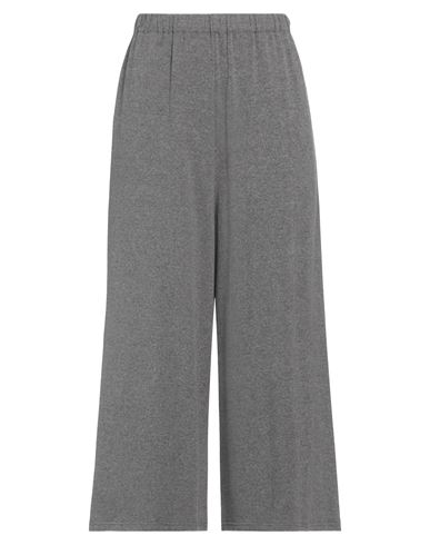 Neirami Woman Pants Grey Size L Acrylic, Cotton, Elastane