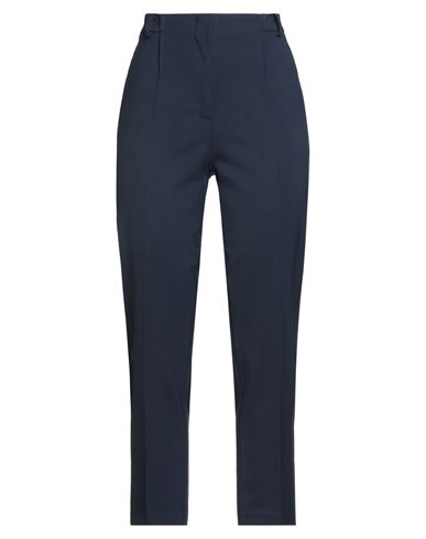 Patrizia Pepe Woman Pants Navy Size 12 Polyester, Virgin Wool, Elastane In Blue