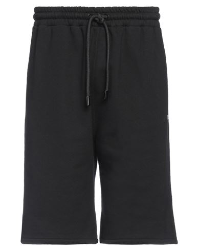 Off-white Man Shorts & Bermuda Shorts Black Size M Cotton, Polyester In Black
