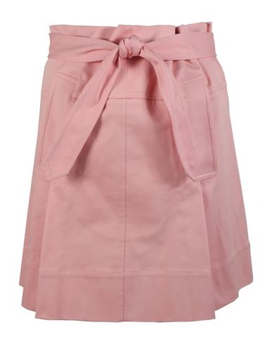 Shop Ferragamo Belted Mini Skirt Woman Mini Skirt Pink Size 10 Cotton, Spandex