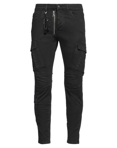 Xagon Man Jeans Black Size 32 Cotton, Elastane