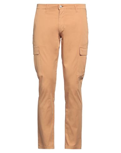 Grey Daniele Alessandrini Man Pants Camel Size 32 Cotton, Elastane In Beige