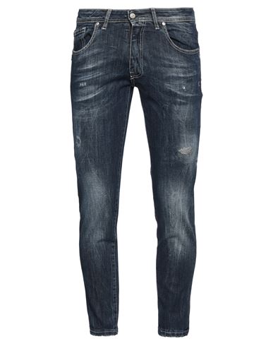 Shop Grey Daniele Alessandrini Man Jeans Blue Size 32 Cotton, Elastane