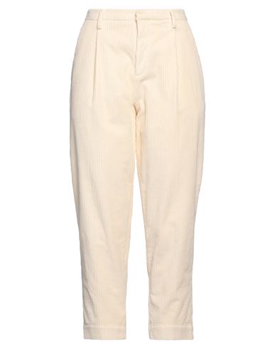 Roy Rogers Roÿ Roger's Woman Pants Ivory Size 29 Cotton, Elastane In White