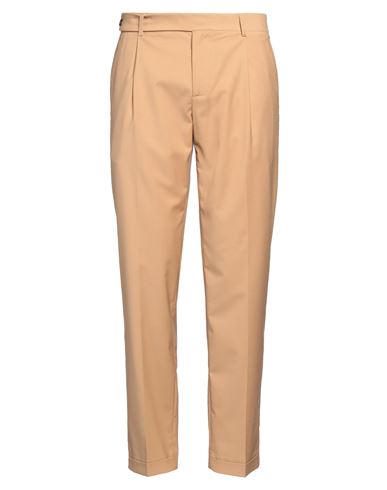 GREY DANIELE ALESSANDRINI GREY DANIELE ALESSANDRINI MAN PANTS CAMEL SIZE 38 POLYESTER, VISCOSE, ELASTANE 