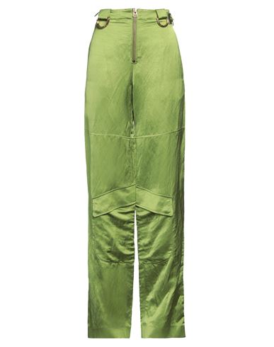 Tom Ford Woman Pants Acid Green Size 8 Viscose, Linen