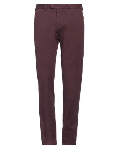 Martin Caldwell Man Pants Plum Size 38 Cotton, Elastane In Purple