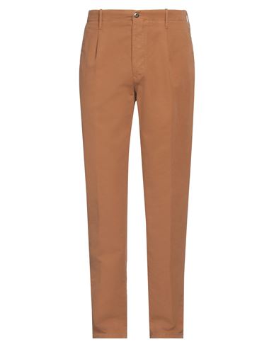Incotex Man Pants Camel Size 33 Cotton, Elastane In Beige