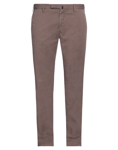Incotex Man Pants Chocolate Brown Size 42 Cotton, Elastane In Brown