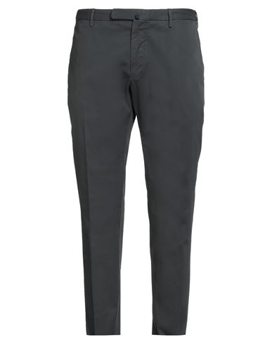 Incotex Man Pants Charcoal Size 40 Cotton, Elastane In Gray
