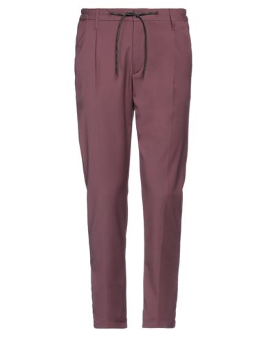 Daniele Alessandrini Homme Man Pants Mauve Size 36 Polyester, Viscose, Elastane In Purple
