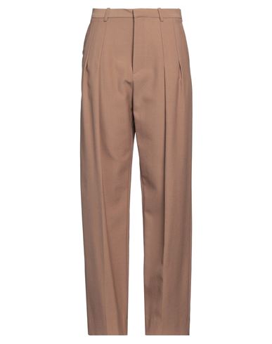 Shop Victoria Beckham Woman Pants Camel Size 8 Polyester, Virgin Wool In Beige
