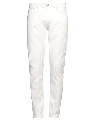 Liu •jo Man Man Jeans White Size 34 Cotton, Elastane
